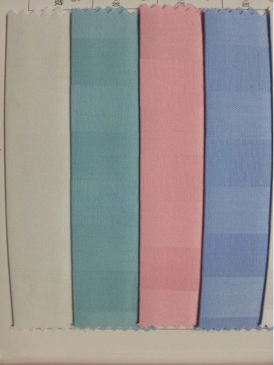 HN-HOPI 漂白紗卡C20*20*108*58 CVC  滌棉緞條50/50*30*30*133*80 耐漂白水 耐氯漂 制服 Anti bleaching bleaching resistant 細節-2